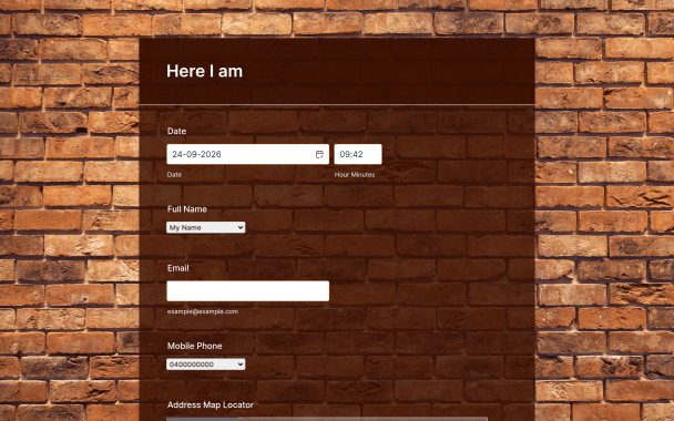 Here I am - Theme Poster