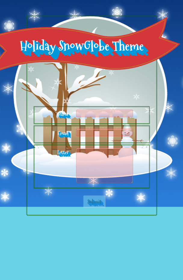 Holiday SnowGlobe - Theme Poster