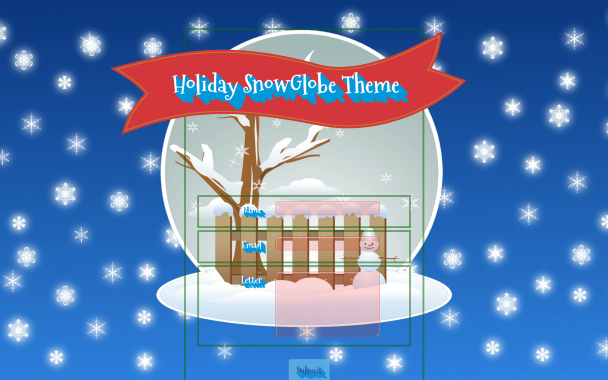 Holiday SnowGlobe - Theme Poster