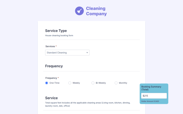 House Cleaning Business Form - Theme Poster