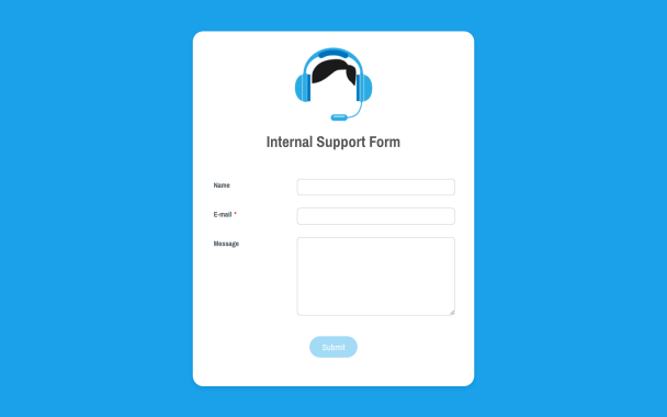 Internal Support - Theme Poster