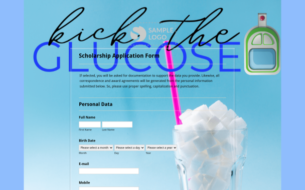 Kick The Glucose Questionnaire - Theme Poster