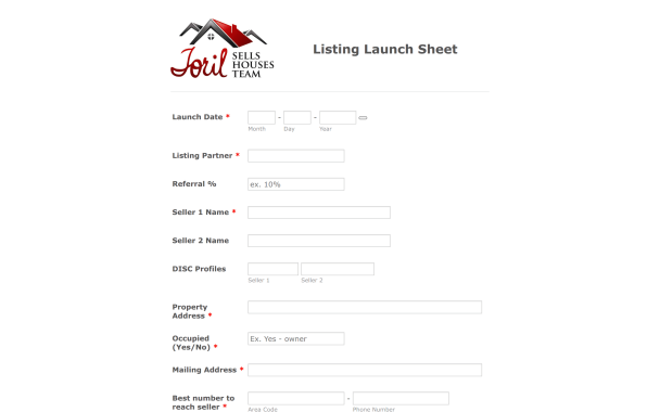 Lavender Listing Launch Sheet - Theme Poster