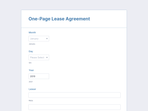 Lease Agreement