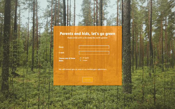 Green Forest - Theme Poster