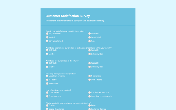 Light Survey - Theme Poster
