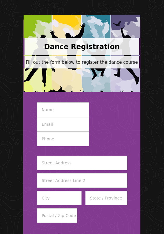 Dancing Magenta - Theme Poster