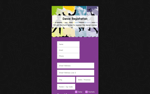 Dancing Magenta - Theme Poster