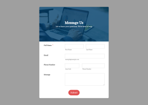 Message Us - Theme Poster