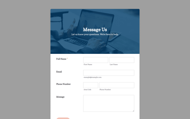 Message Us - Theme Poster