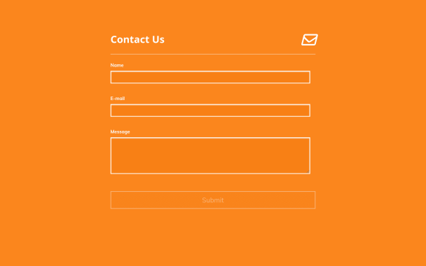Minimal Orange - Theme Poster