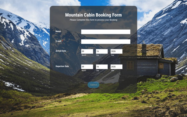 Mountain Cabin - Theme Poster