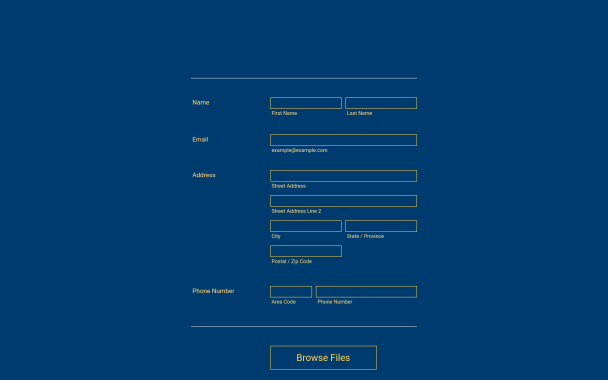 Navy Blue & Yellow - Theme Poster