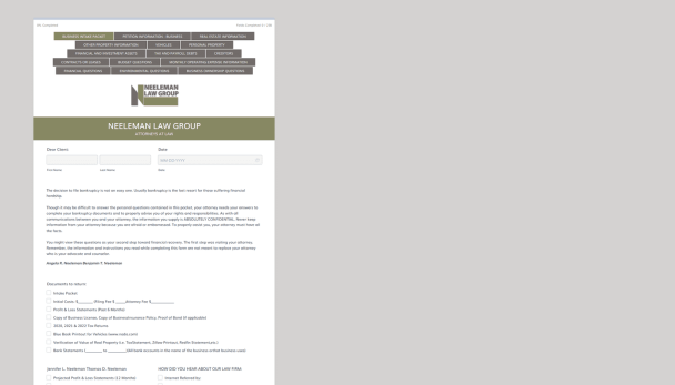 Neelean law group theme - Theme Poster
