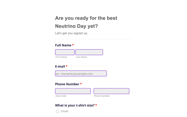 Neutrino Day - Theme Poster
