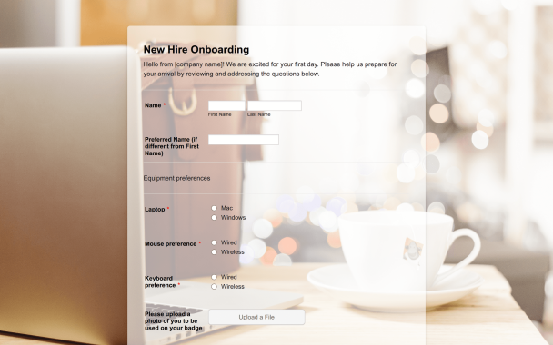 New Hire Onboarding - Theme Poster