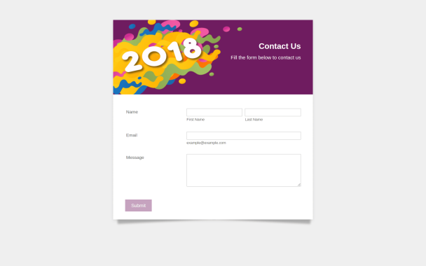 New Year 2018 - Theme Poster