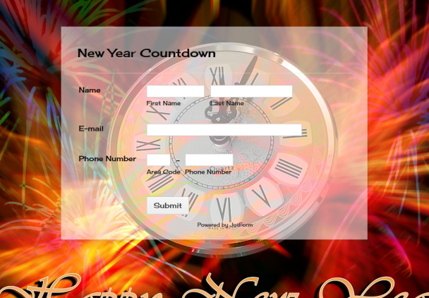 New Year Countdown - Theme Poster