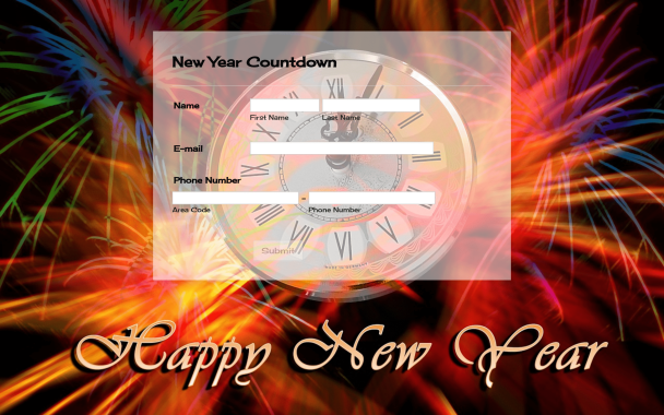 New Year Countdown - Theme Poster