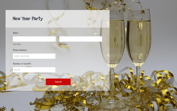New Year Party - Theme Poster