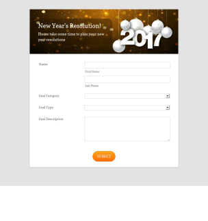 New Year's Resolution - Theme Poster