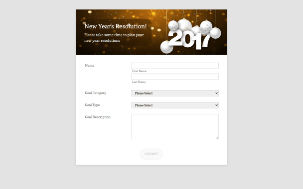 New Year's Resolution - Theme Poster