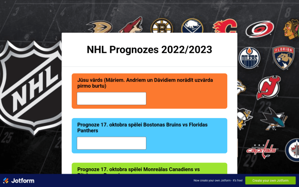 NHL Season 2022/2023 - Theme Poster