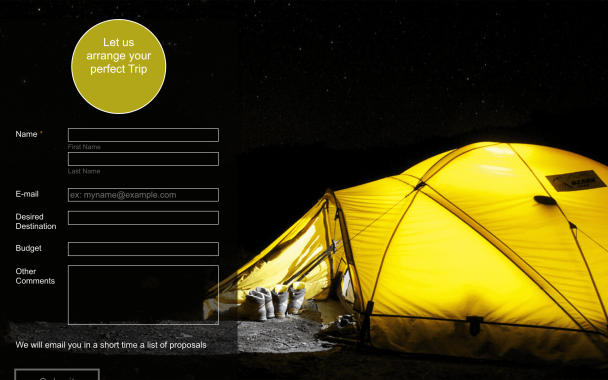 Night Camping - Theme Poster