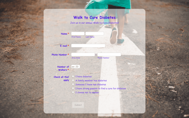 Nonprofit Walk - Theme Poster