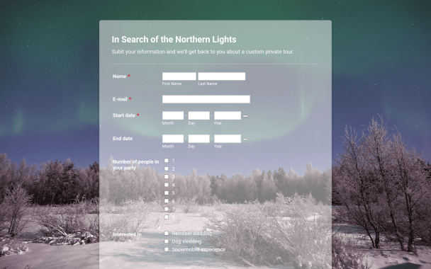 Northern Lights - Theme Poster