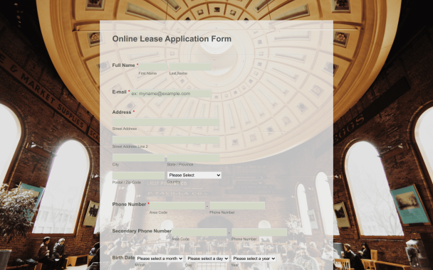 Online Lease - Theme Poster