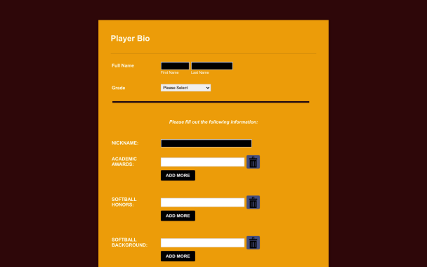 Orange and Brown Bio - Theme Poster