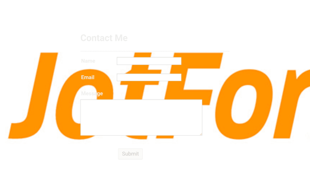 Orange Logo Contact Theme - Theme Poster