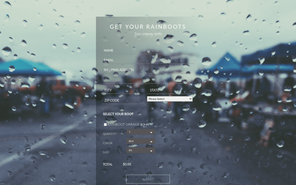 Rainy Day's Order - Theme Poster