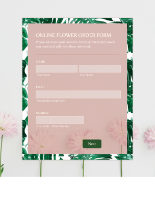 Pink Flower - Theme Poster