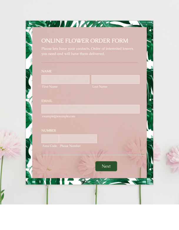 Pink Flower - Theme Poster