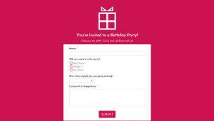 Pinky Party - Theme Poster