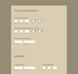 Brown Report - Theme Poster