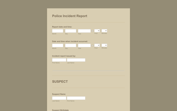 Brown Report - Theme Poster