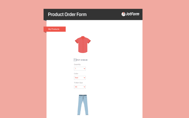 Product Order - Theme Poster