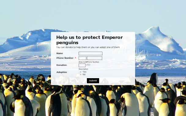 Protect the Emperor Penguins - Theme Poster