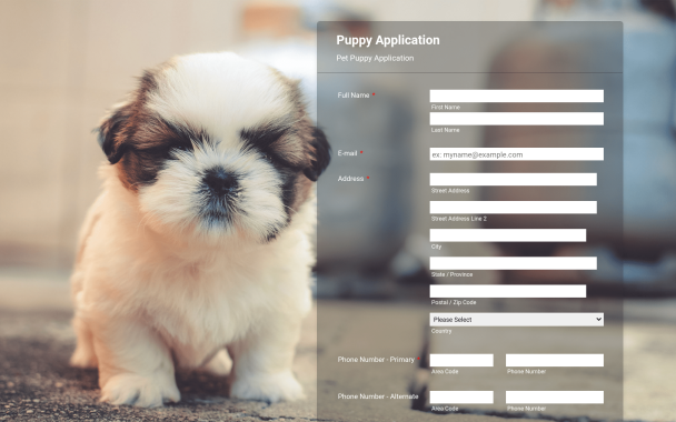 Puppy - Theme Poster