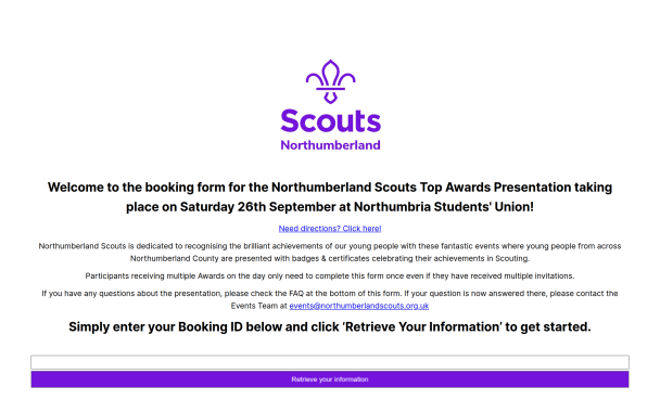 Purple Scout Awards - Theme Poster
