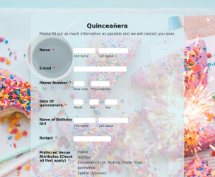 Quinceañera - Theme Poster