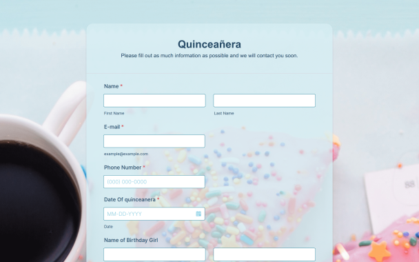 Quinceañera - Theme Poster