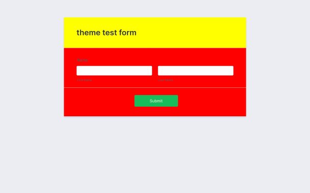 Red and Yellow Name Form Theme - Theme Poster
