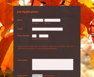 Red Leaves - Theme Poster