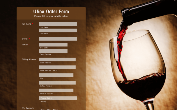 Red Wine - Theme Poster