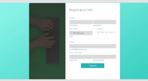 Registration Simple Green - Theme Poster