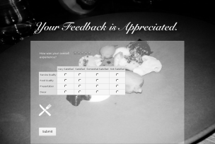 Restaurant Feedback Survey